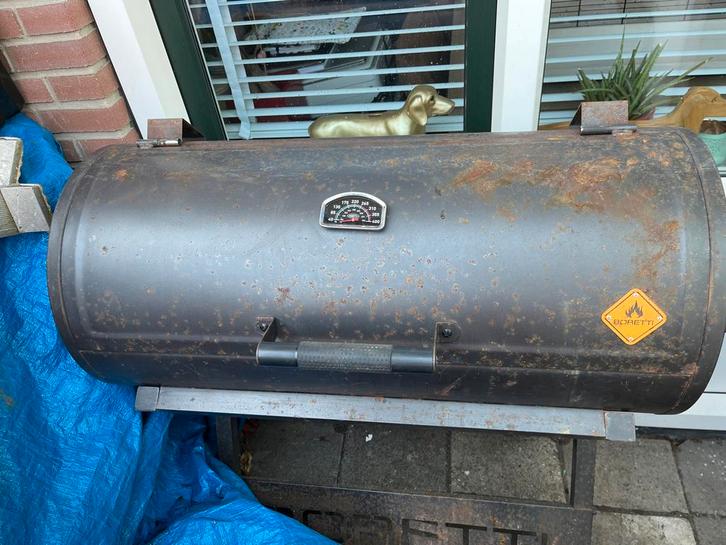 Boretti Barbecue - Robuuste BBQ met Thermometer, Tuin en Terras, Houtskoolbarbecues, Gebruikt, Ophalen
