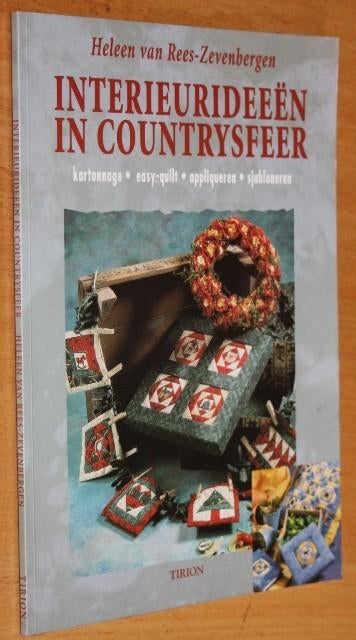 Interieurideeën in countrysfeer- Rees - 61517, Ophalen of Verzenden, Zo goed als nieuw, Borduren en Naaien