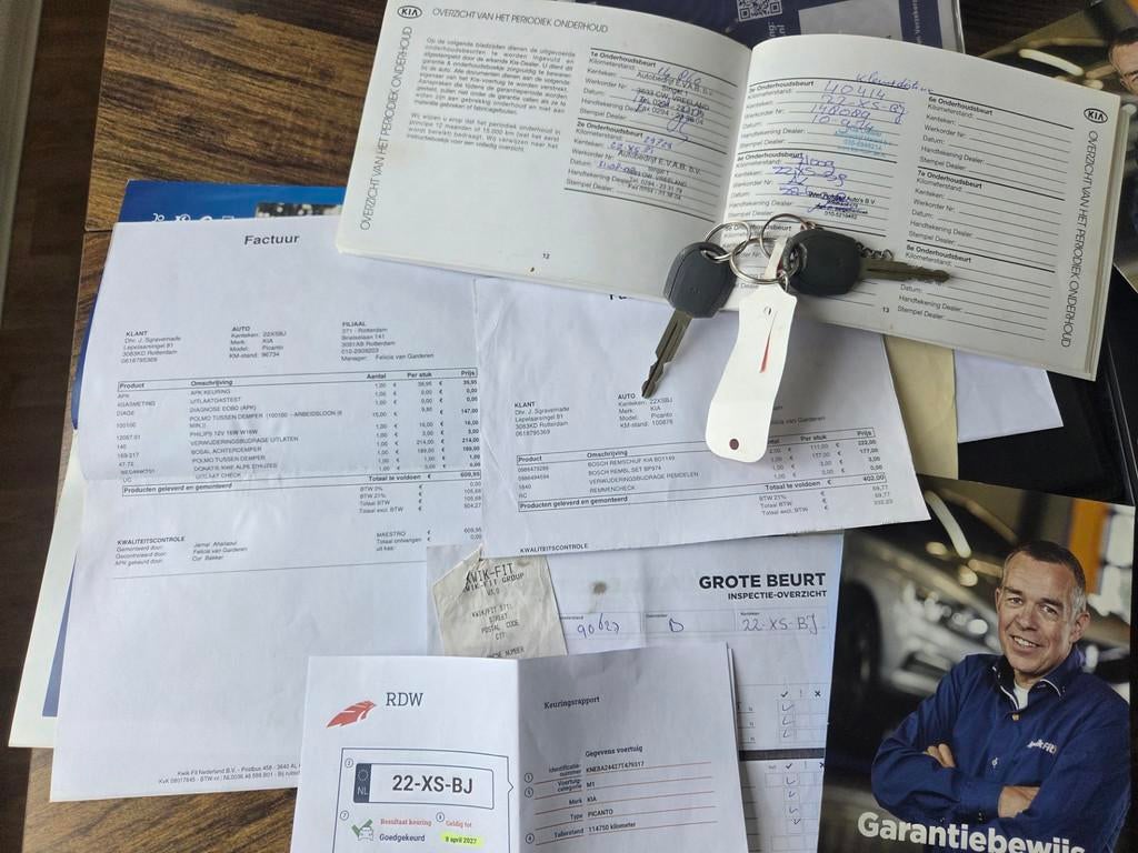 Kia Picanto 1.0 D-light/AIRCO/NIEUW APK, Voorwielaandrijving, Gebruikt, 4 cilinders, 400 kg