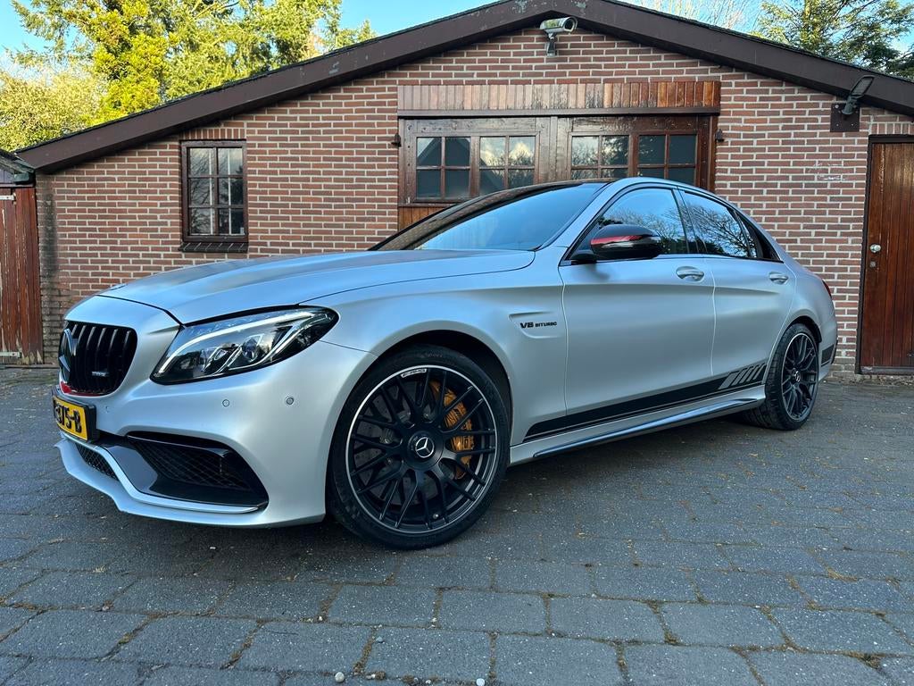 Mercedes C-Klasse 63 AMG S - Kuip - Keram - HUD - Carbon -, Automaat, Achterwielaandrijving, 510 pk, Particulier