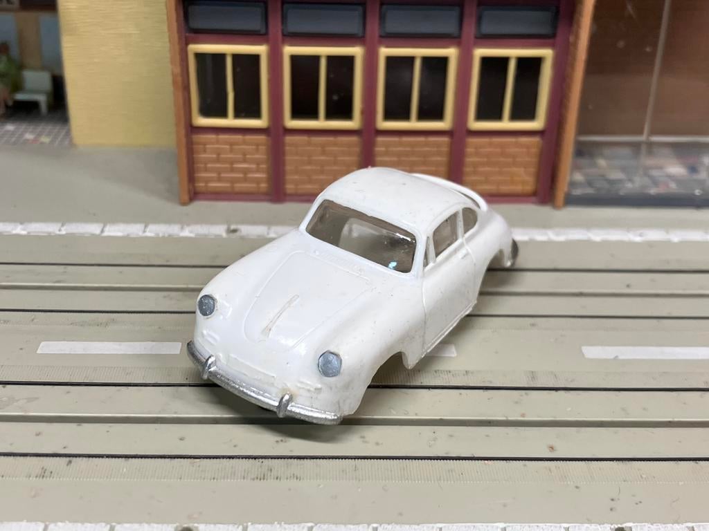 Faller AMS Porsche 356 wit nieuwe kap, Ophalen of Verzenden, Zo goed als nieuw, Elektrisch, Overige merken