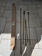Goudkleurige decoratiestang met tafelklem (135 cm), Ophalen, Nieuw