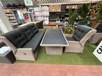 Tuinset Sanur: 3-zits bank, tafel en loungestoel, Ophalen, 4 zitplaatsen, Nieuw, Wicker