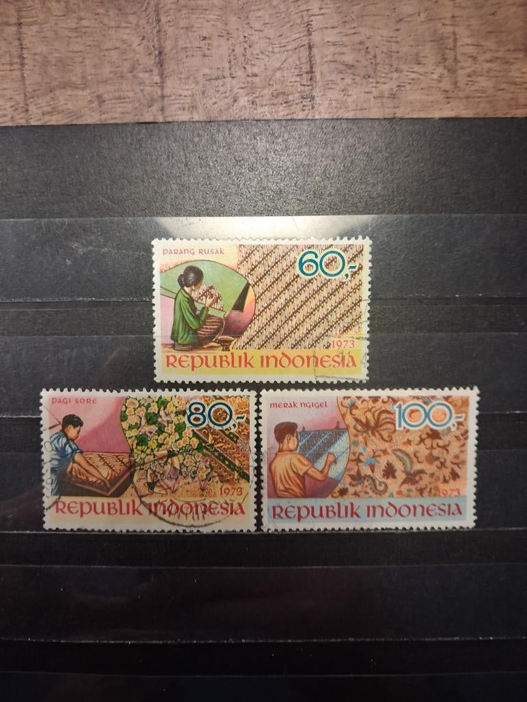 Indonesië 749-751 gestempeld, Ophalen, Gestempeld, Zuidoost-Azië