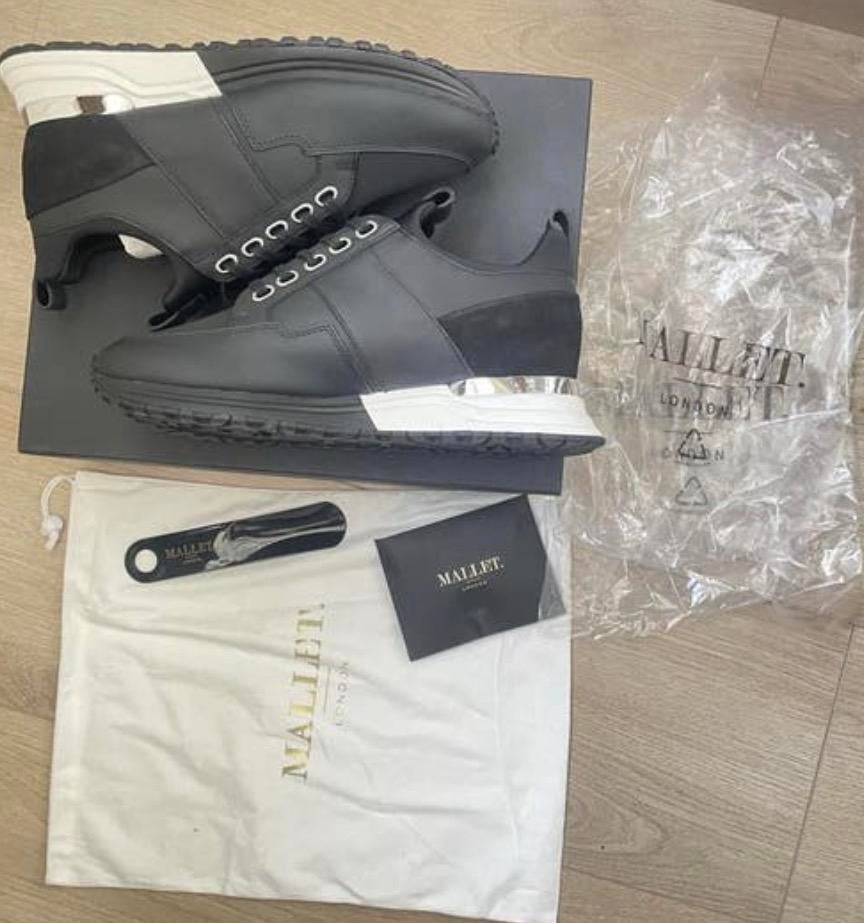Mallet London Sneakers | Maat:44 | Helemaal nieuw🔥, Ophalen of Verzenden, Zo goed als nieuw, Zwart