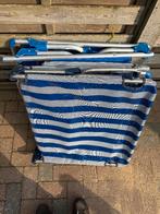 Strand Camping Ligbedden 2 stuks 1 keer gebruikt, Ophalen, Zo goed als nieuw