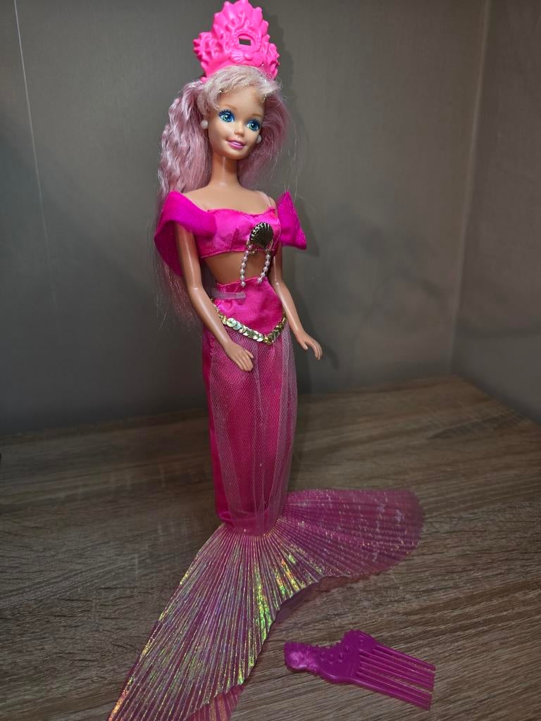 Barbie Fountain Mermaid - vintage Mattel, Verzamelen, Ophalen of Verzenden, Zo goed als nieuw, Pop