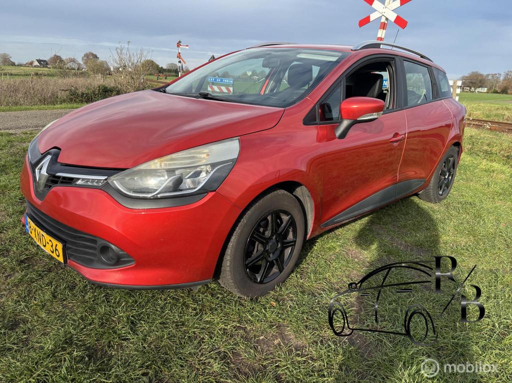 Renault Clio Estate 1.5 dCi ECO Expression INRUILKOOPJE LEES, Auto's, Euro 5, Gebruikt, Zwart, 4 cilinders