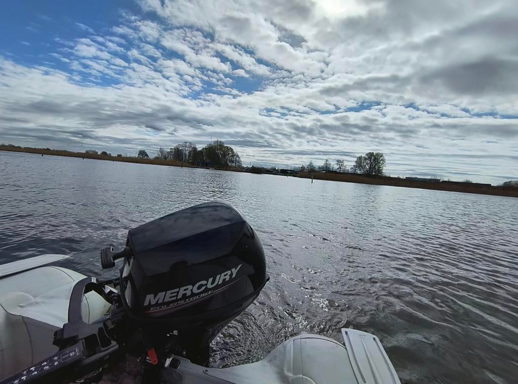 Quicksilver 300cm 8pk Mercury 2019, Watersport en Boten, Rubberboten, Ophalen, Quicksilver, Gebruikt, Benzine