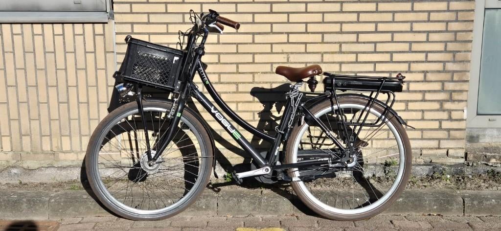 Vogue Elite E-bike, Black, Gebruikt, Versnellingen, 56 cm of meer, Trommelrem