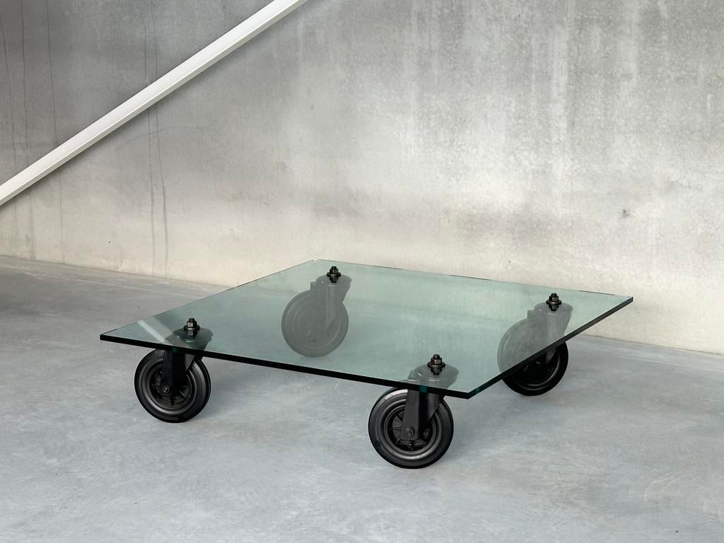 Vintage “Fontana Arte” coffeetable by Gae Aulenti, ca 1980’s, Ophalen of Verzenden