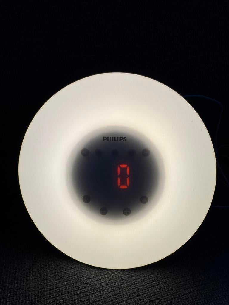 Philips Wake up light + radio - Model HF3505, Witgoed en Apparatuur, Wekkers, Ophalen of Verzenden, Zo goed als nieuw