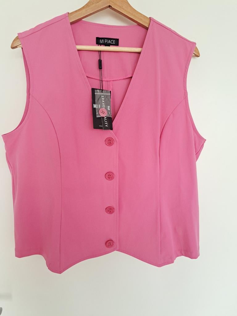 Travelstof gilet Mi Piace maat XXL nieuw, Kleding | Dames, Bodywarmers, Verzenden, Nieuw