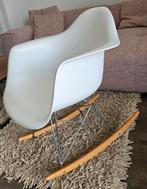 Witte schommelstoel, Ophalen, Wit, Hout, Eén