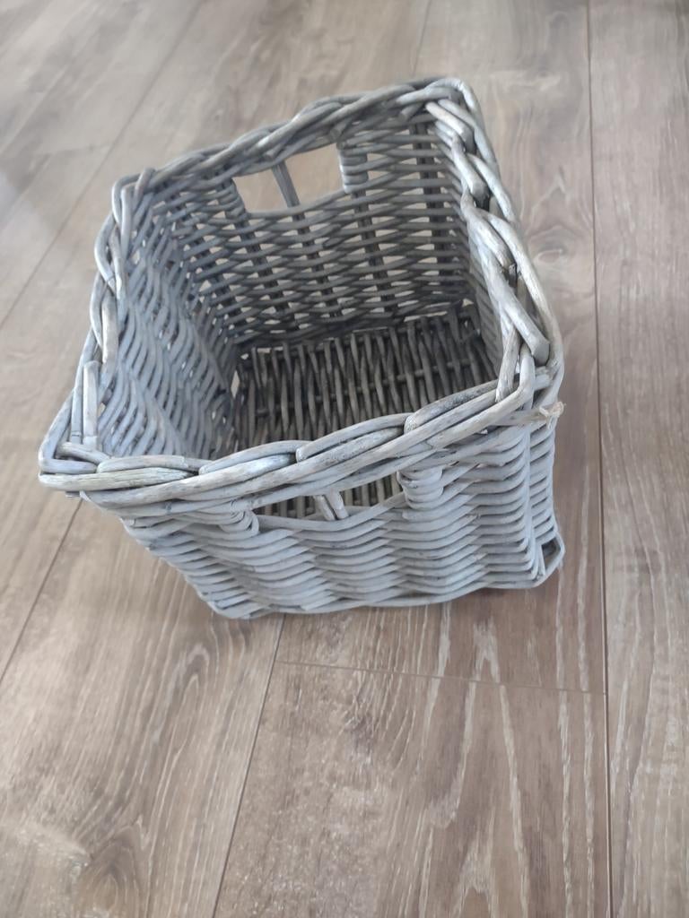 Rieten Fietsmand, Ophalen of Verzenden, Zo goed als nieuw, Fietsmand