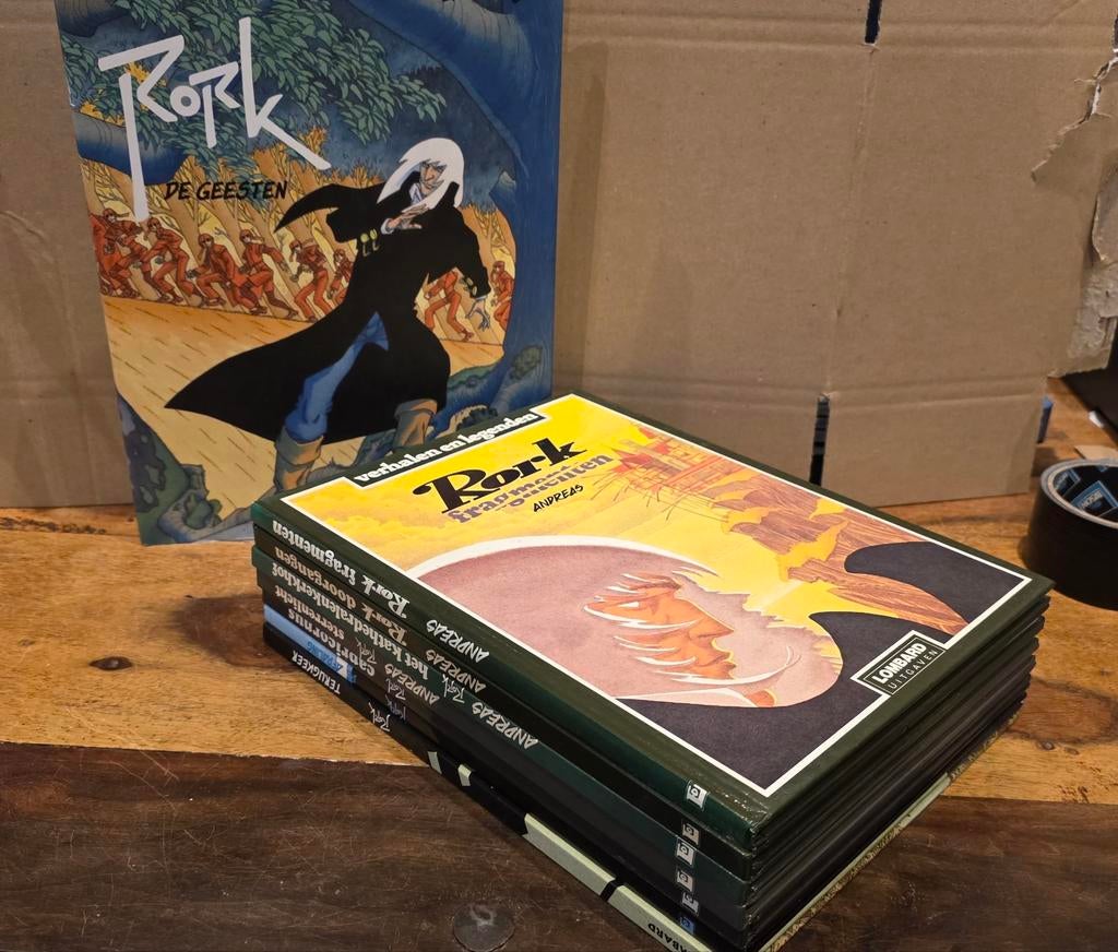 Rork - Complete Reeks (8 delen) door Andreas - Lombard, Complete serie of reeks, Ophalen of Verzenden, Gelezen, Andreas (Andreas Martens)
