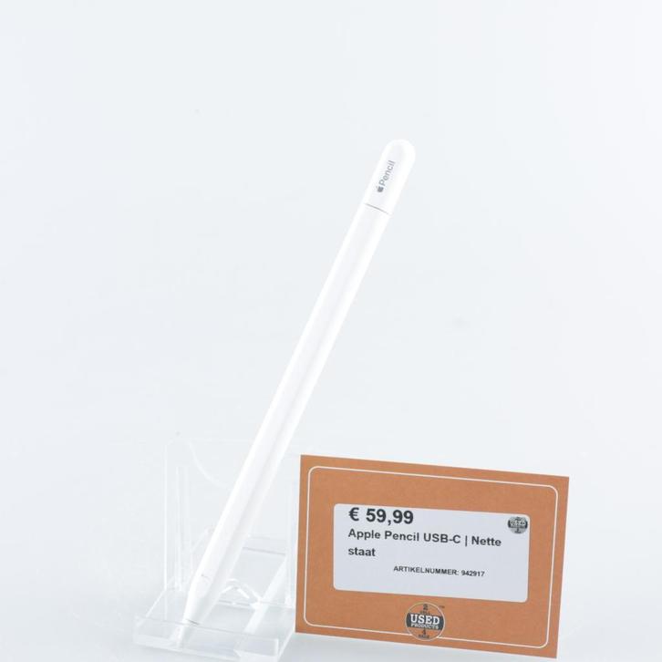 Apple Pencil USB-C | Nette staat, Computers en Software, Apple iPads, Zo goed als nieuw