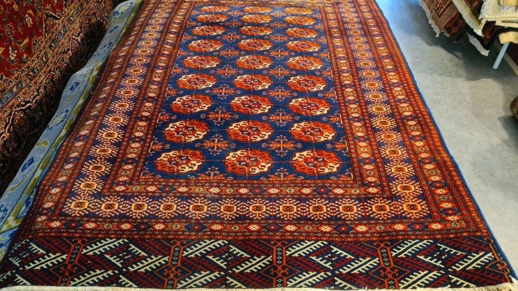 Perzisch tapijt Bochara 185 x 126/Kleed/Kelim/Oosterse/Loper, Ophalen of Verzenden