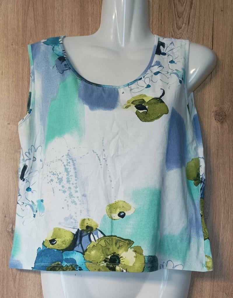 isabel top maat L, Kleding | Dames, Tops, Blauw, Maat 42/44 (L), Ophalen of Verzenden, Zonder mouw
