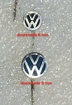 Volkswagen logo speldjes 6mm en 9mm, Verzamelen, Ophalen of Verzenden, Gebruikt, Overige onderwerpen, Speldje of Pin
