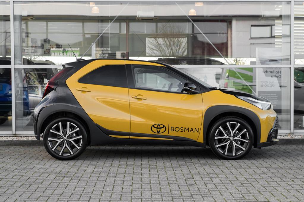 Toyota Aygo X Hybrid 115 GR Sport, Auto's, Toyota, Stof, Gebruikt, Euro 6, Overige kleuren