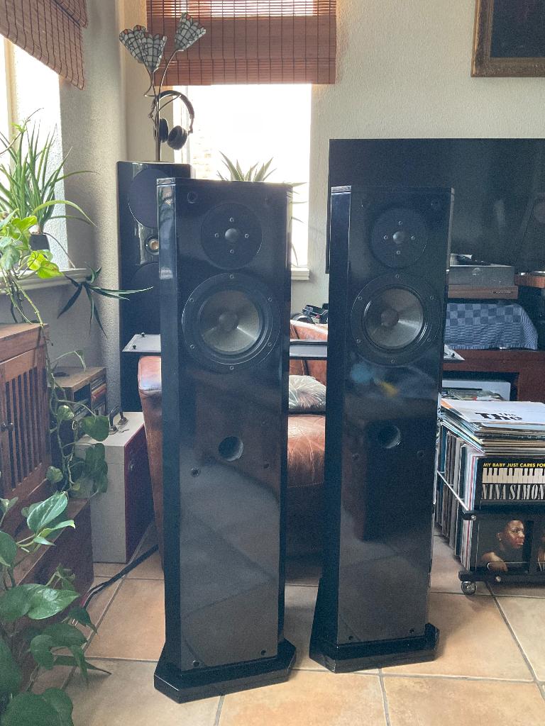 Driade 102 luidsprekers, Gebruikt, 120 watt of meer, Front, Rear of Stereo speakers, Ophalen