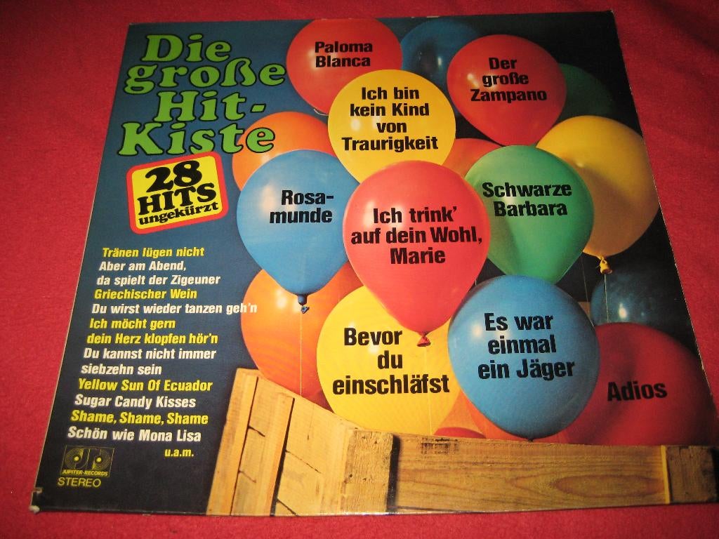 LP, DIe große Hit-Kiste (alleen LP 1), Ophalen of Verzenden, Zo goed als nieuw, 12 inch