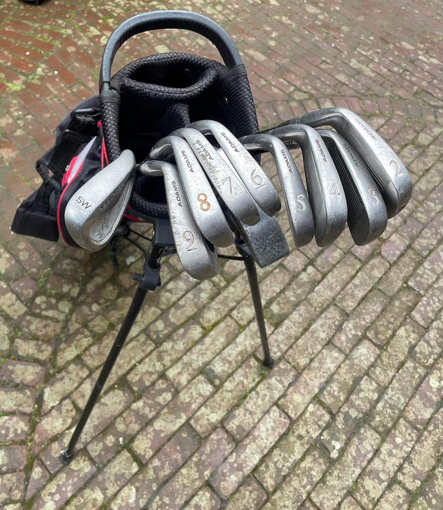 Adams taylor Made golfset golf set heren 2 -9 sw putter 100e, Ophalen of Verzenden, Zo goed als nieuw, Set
