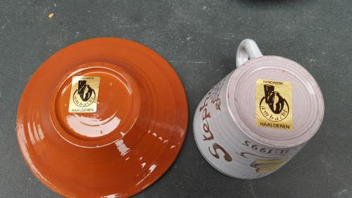 kop en schotel handwerk uit haalderen, Ophalen of Verzenden, 'T Olde Gre-j, Info@toldegrej.nl, Endepoelstraat 20f Didam