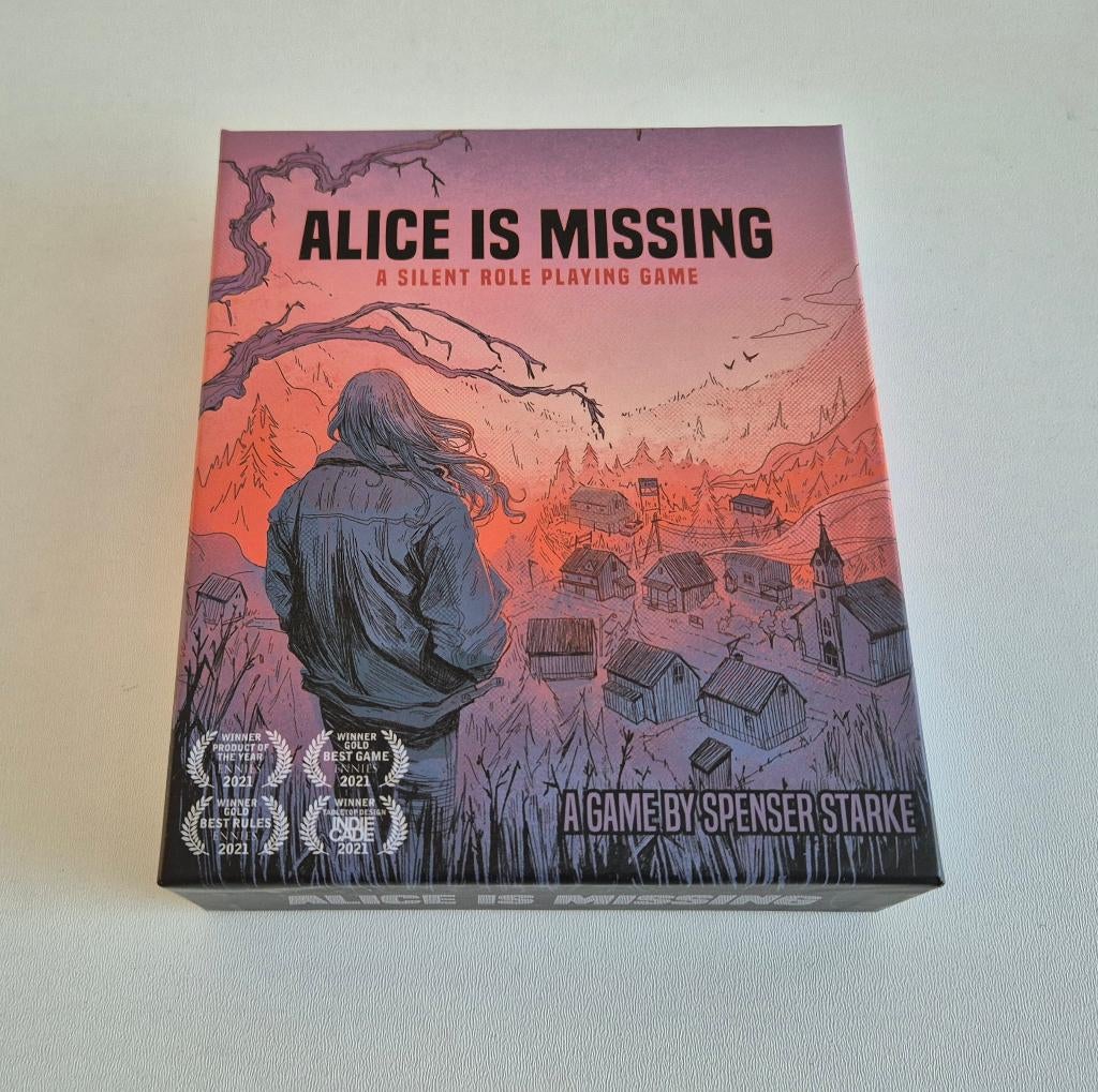 Alice Is Missing RPG Kaartspel Compleet, Drie of vier spelers, Ophalen of Verzenden, Gebruikt, Renegade Game Studios
