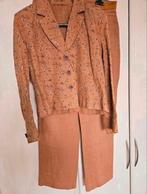 Mooi linnen pak, maat 40, Kleding | Dames, Broeken en Pantalons, Ophalen of Verzenden, Gedragen, Maat 38/40 (M), Overige kleuren