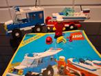 Lego vintage auto met speed en trailer compleet met boekje, Ophalen of Verzenden, Gebruikt, Complete set, Lego