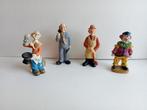 4 stuks clown beeldjes  9 cm hoog, Verzamelen, Ophalen of Verzenden, Zo goed als nieuw, Overige typen