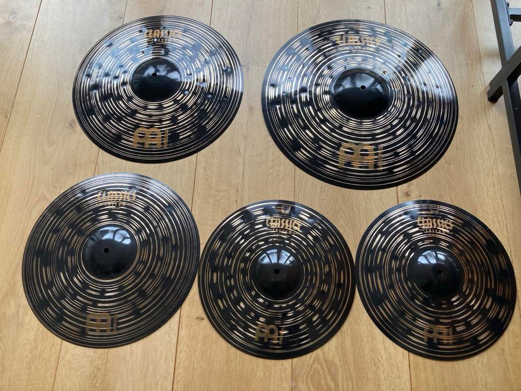 Meinl Classics Custom Dark bekkenset 14”/16”/18”/20”, Ophalen, Gebruikt, Overige merken