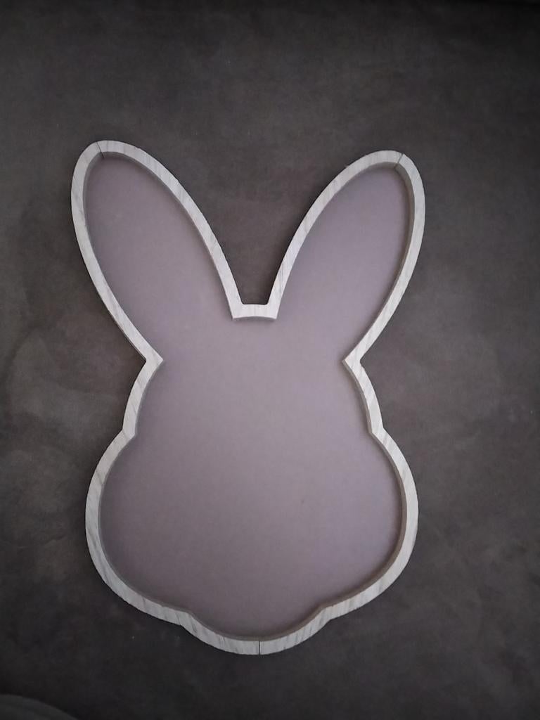 Houten konijnen schaal, Diversen, Pasen, Verzenden, Nieuw