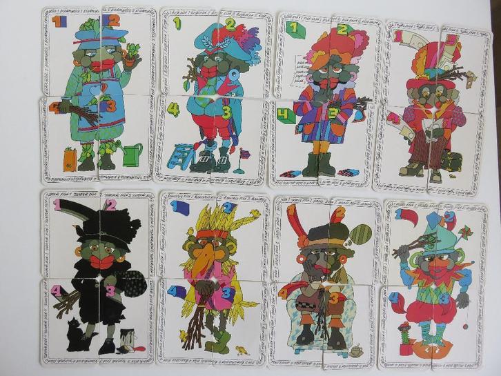 Vintage De Bijenkorf pietenkwartet voor sinterklaas, Diversen, Sinterklaas, Zo goed als nieuw, Ophalen of Verzenden