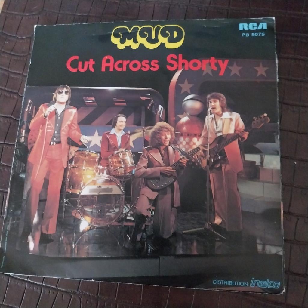 Mud - Cut Across Shorty - Single, Cd's en Dvd's, Vinyl Singles, Gebruikt, 7 inch, Single, Ophalen of Verzenden