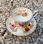 Vintage Royal Albert April Theekop en Schotel, Ophalen of Verzenden