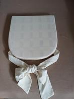 Eetkamerstoel kussens - Crème/Wit met strik, Huis en Inrichting, Woonaccessoires | Kussens, Ophalen of Verzenden, Zo goed als nieuw