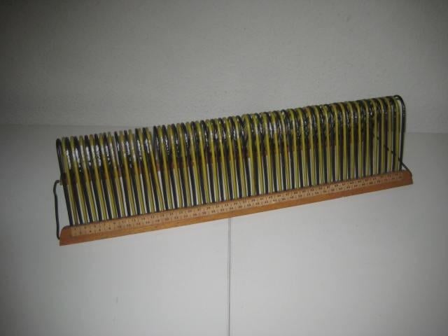 Platenrekje Singles rekje Vintage voor 75 singles jaren '60, Ophalen of Verzenden, Huis en Inrichting