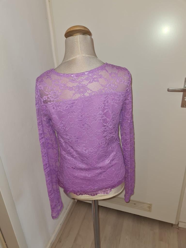 paars shirt maat 158   -k5, Ophalen of Verzenden, Zo goed als nieuw, Meisje, Shirt of Longsleeve