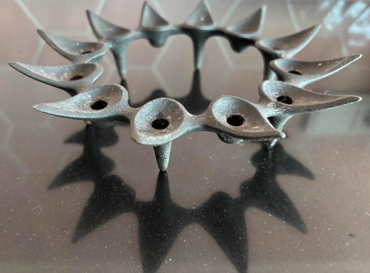 Dansk Design Quistgard Starcluster kaarsenhouder, Antiek en Kunst, Antiek | Kandelaars, Overige materialen, Ophalen of Verzenden