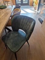 Robuuste eettafel met 6 stoelen - Mango hout, Huis en Inrichting, Overige houtsoorten, 200 cm of meer, Zo goed als nieuw, Vijf personen of meer