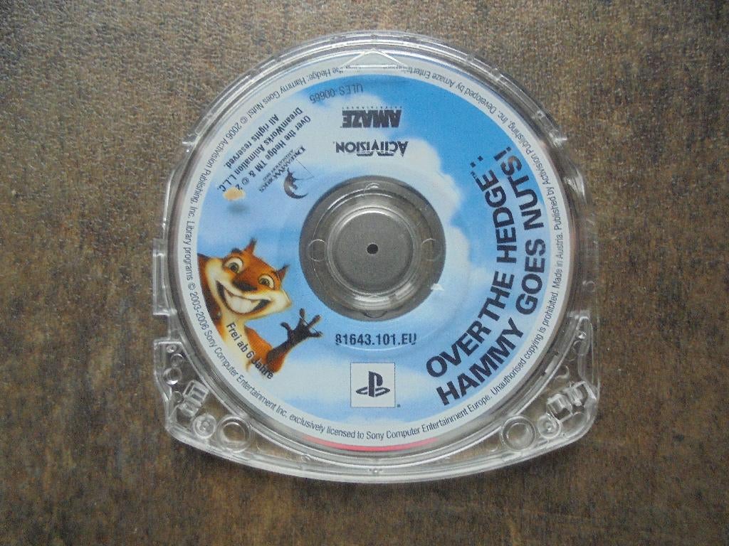 Over The Hedge Hammy Goes Nuts voor PSP (zie foto's), 1 speler, Ophalen of Verzenden, Gebruikt, Vanaf 3 jaar