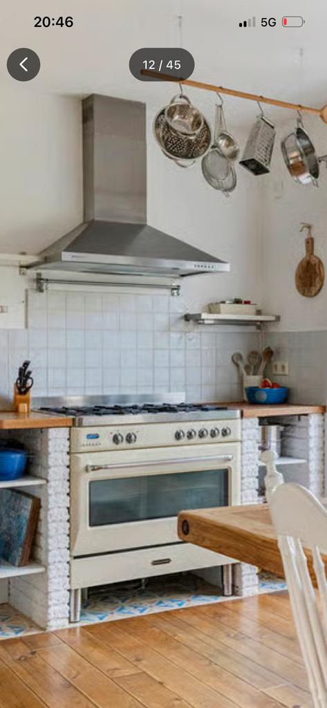 Fratelli Onofri gasfornuis met oven, Ophalen, Gebruikt