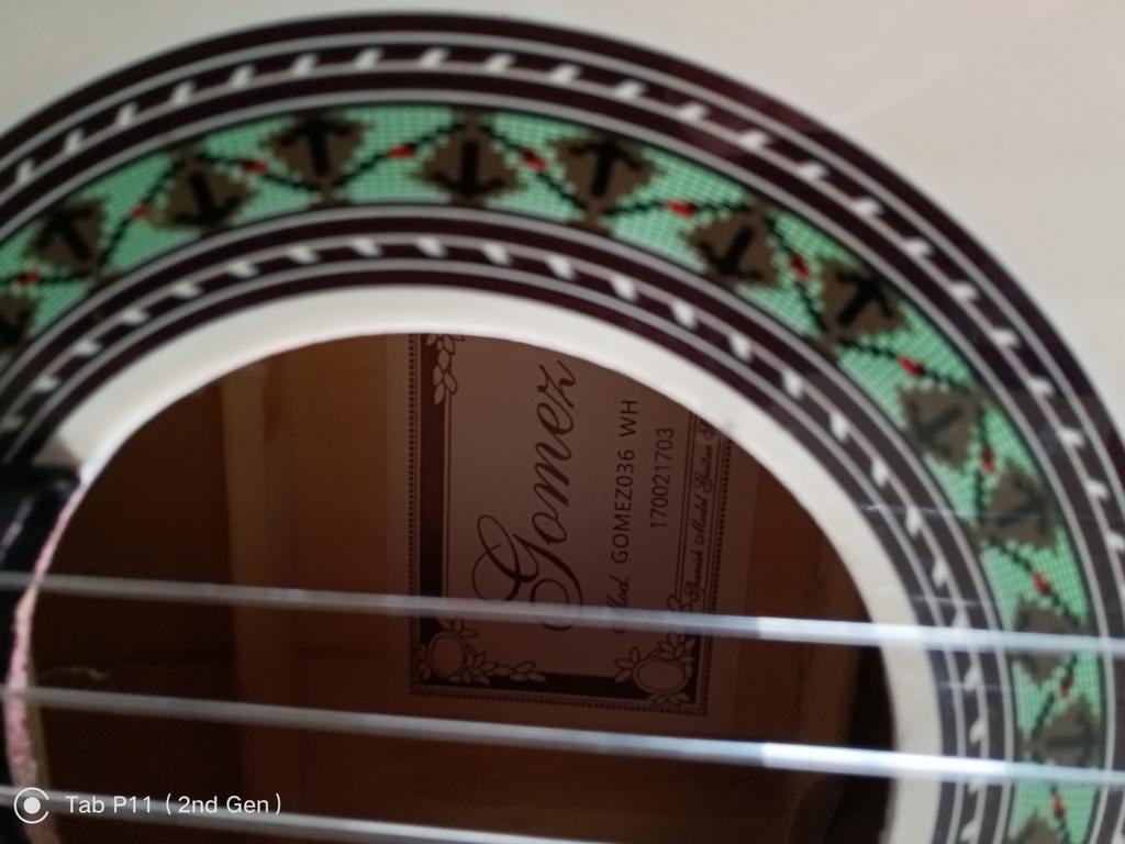 Witte Gomez 3/4 Gitaar met Tas en Stemapparaat, Ophalen, Zo goed als nieuw, Overige typen