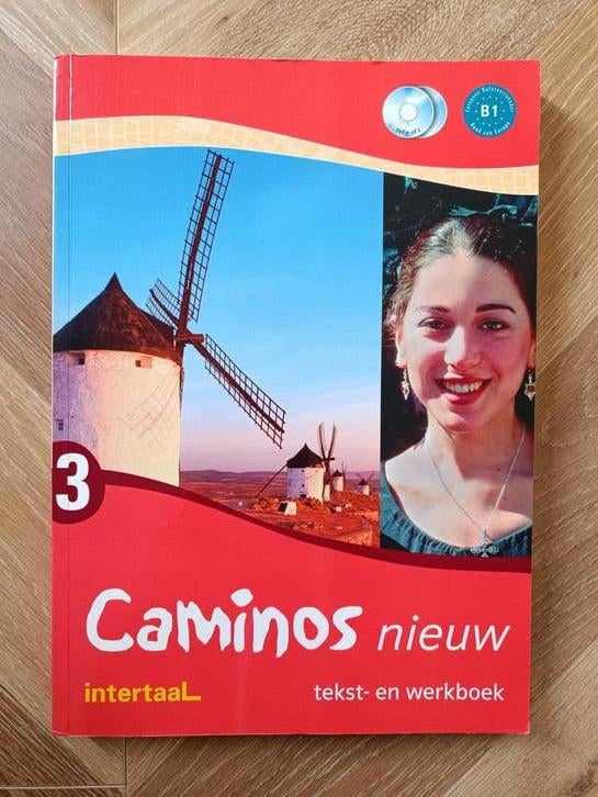 Camino's Nieuw 3 Tekst- en Werkboek met CD's - Spaans B1, Boeken, Taal | Spaans, Non-fictie, Ophalen of Verzenden, Zo goed als nieuw