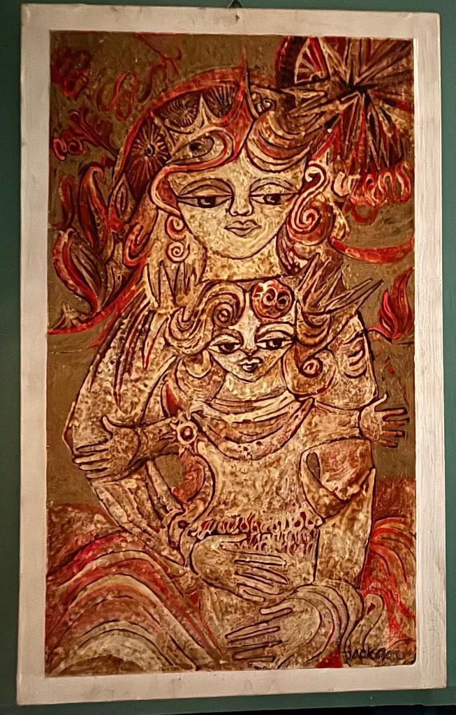 Schilderij jack harden, Ophalen