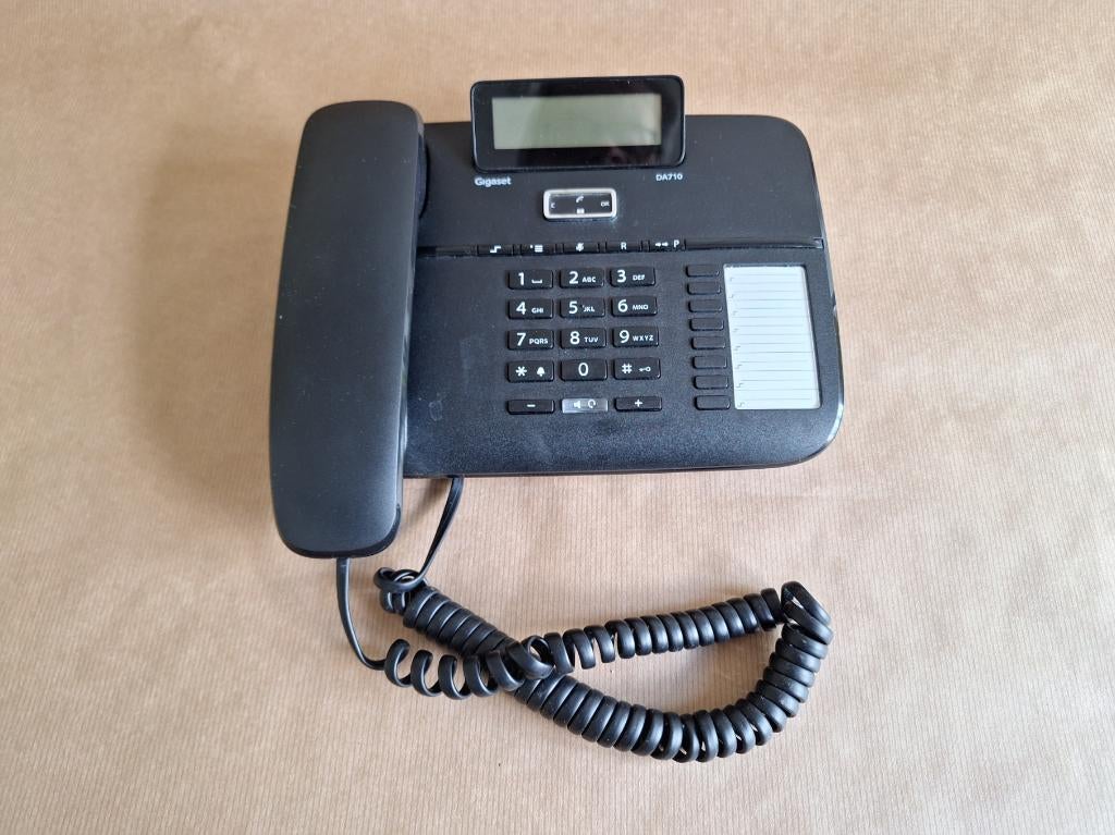 Gigaset DA710 Professionele Vaste Telefoon Zwart, Ophalen of Verzenden, Zo goed als nieuw, 1 handset
