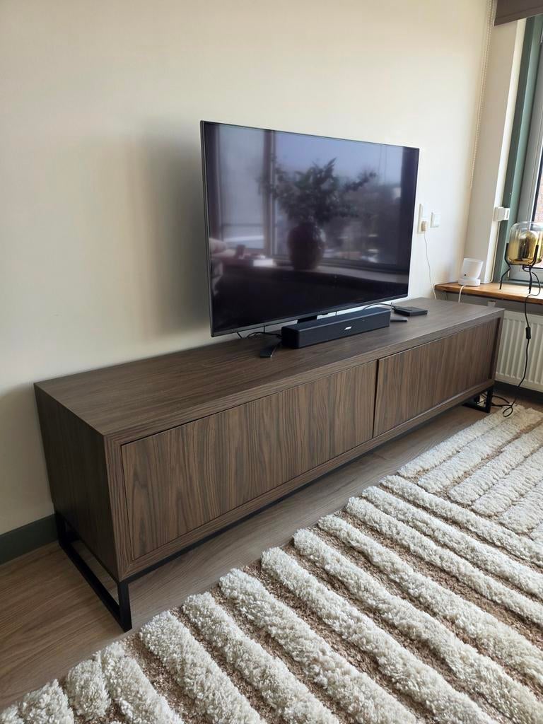 Houten TV Meubel Haco - Modern en Stijlvol, Huis en Inrichting, Kasten | Televisiemeubels, 150 tot 200 cm, Zo goed als nieuw, Minder dan 100 cm